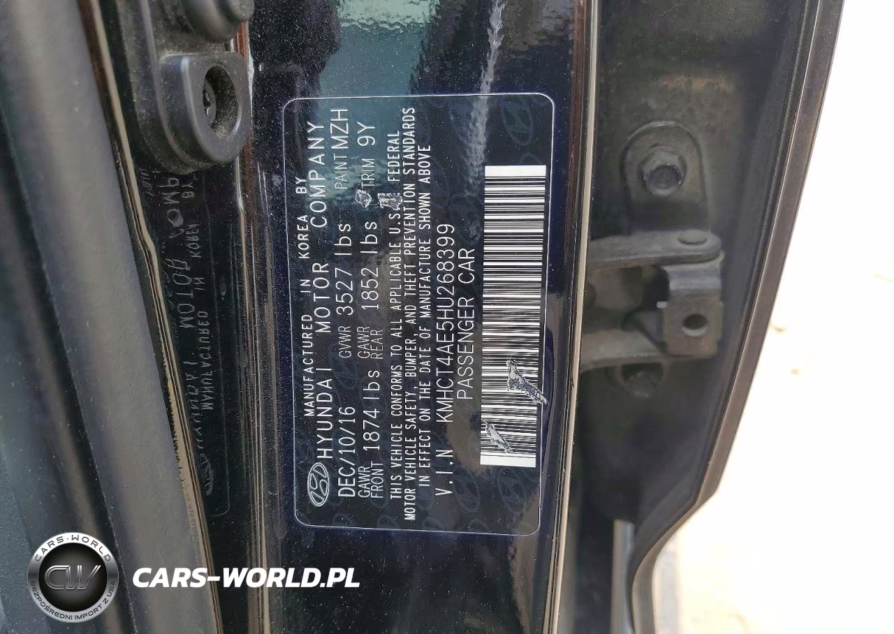 2017 Hyundai Accent Se VIN:KMHCT4AE5HU268399 - 12