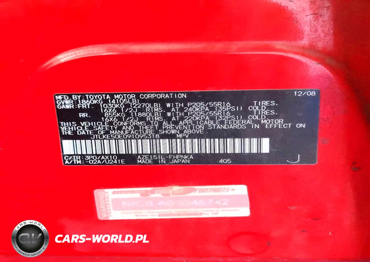 2009 Scion Xb Base VIN:JTLKE50E091095318 - 13
