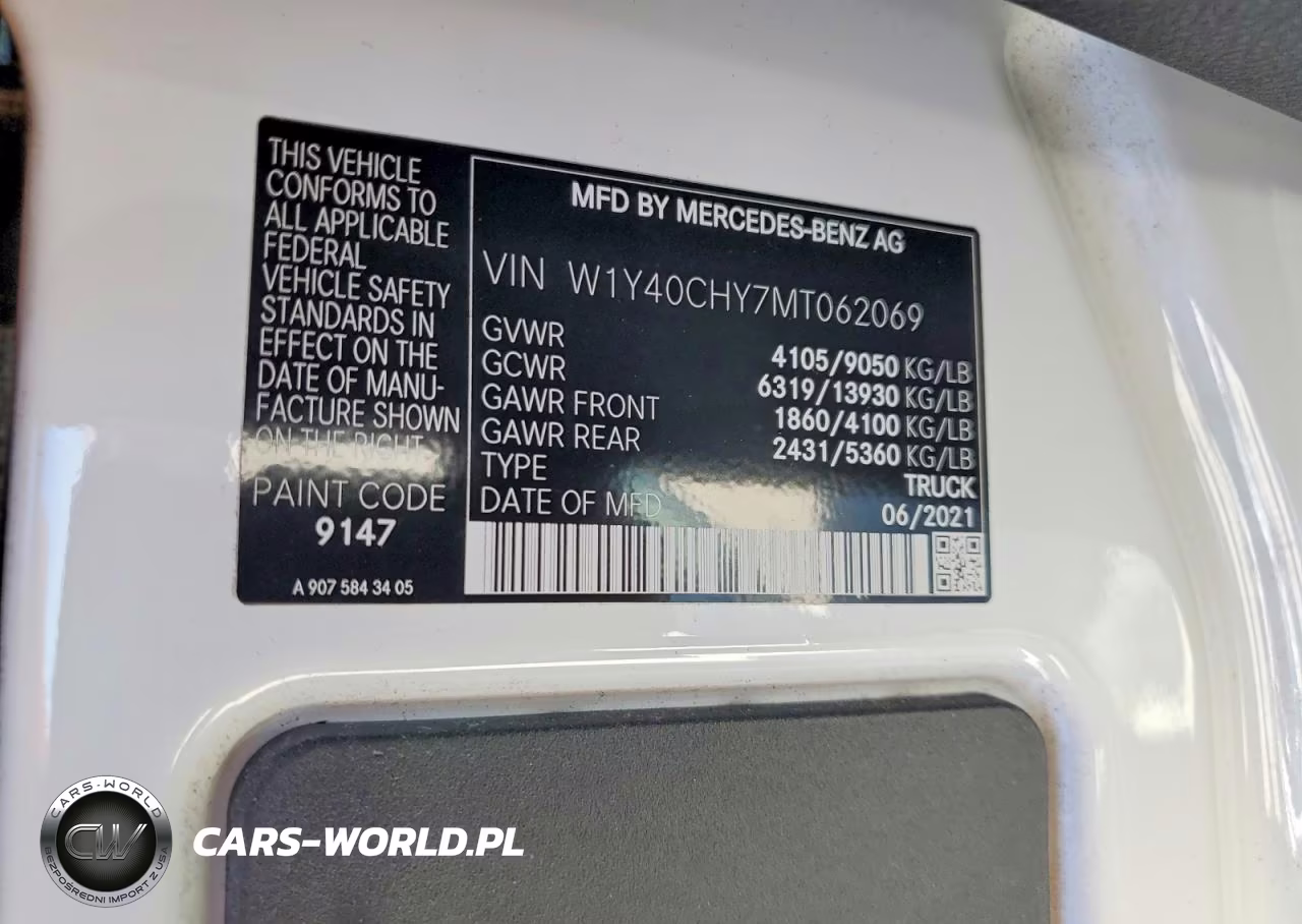 2021 Mercedes-Benz Sprinter 2500 VIN:W1Y40CHY7MT062069 - 13