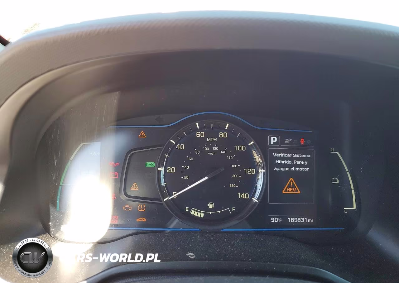 2019 Hyundai Ioniq Blue VIN:KMHC65LC1KU176206 - 9