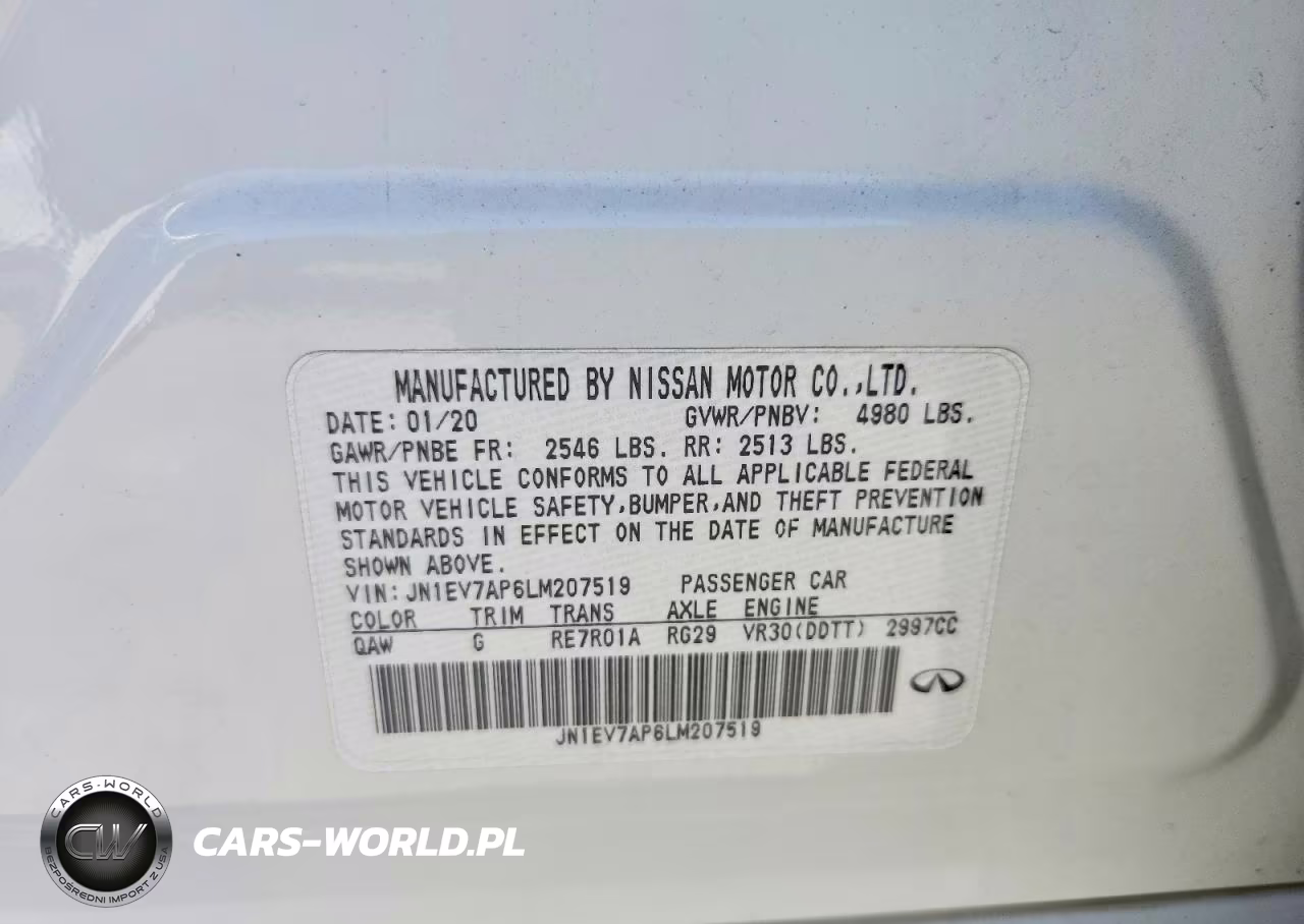 2020 Infiniti Q50 3.0T Luxe VIN:JN1EV7AP6LM207519 - 12