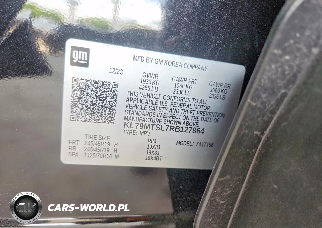 2024 Chevrolet Trailblazer Rs VIN:KL79MTSL7RB127864 - 13