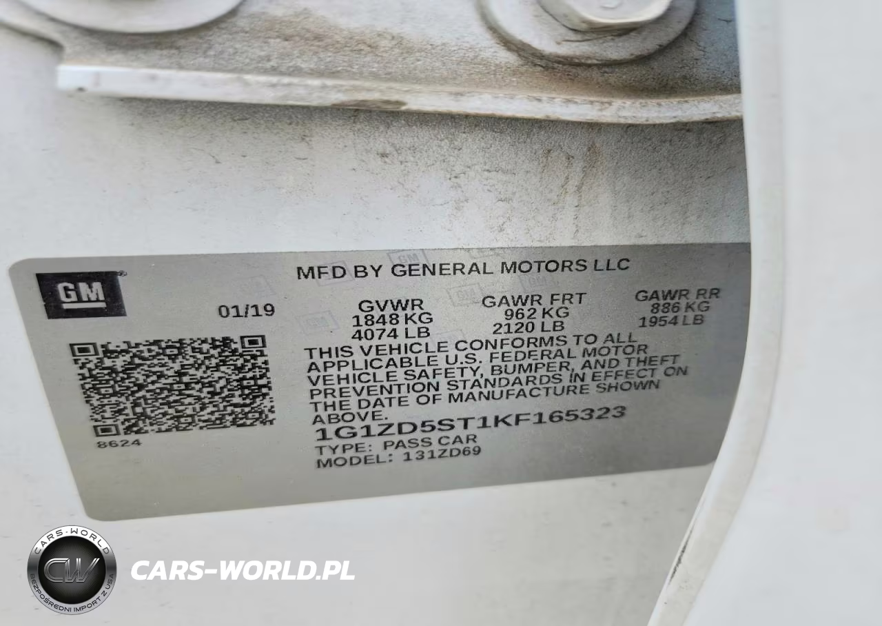 2019 Chevrolet Malibu Lt VIN:1G1ZD5ST1KF165323 - 12