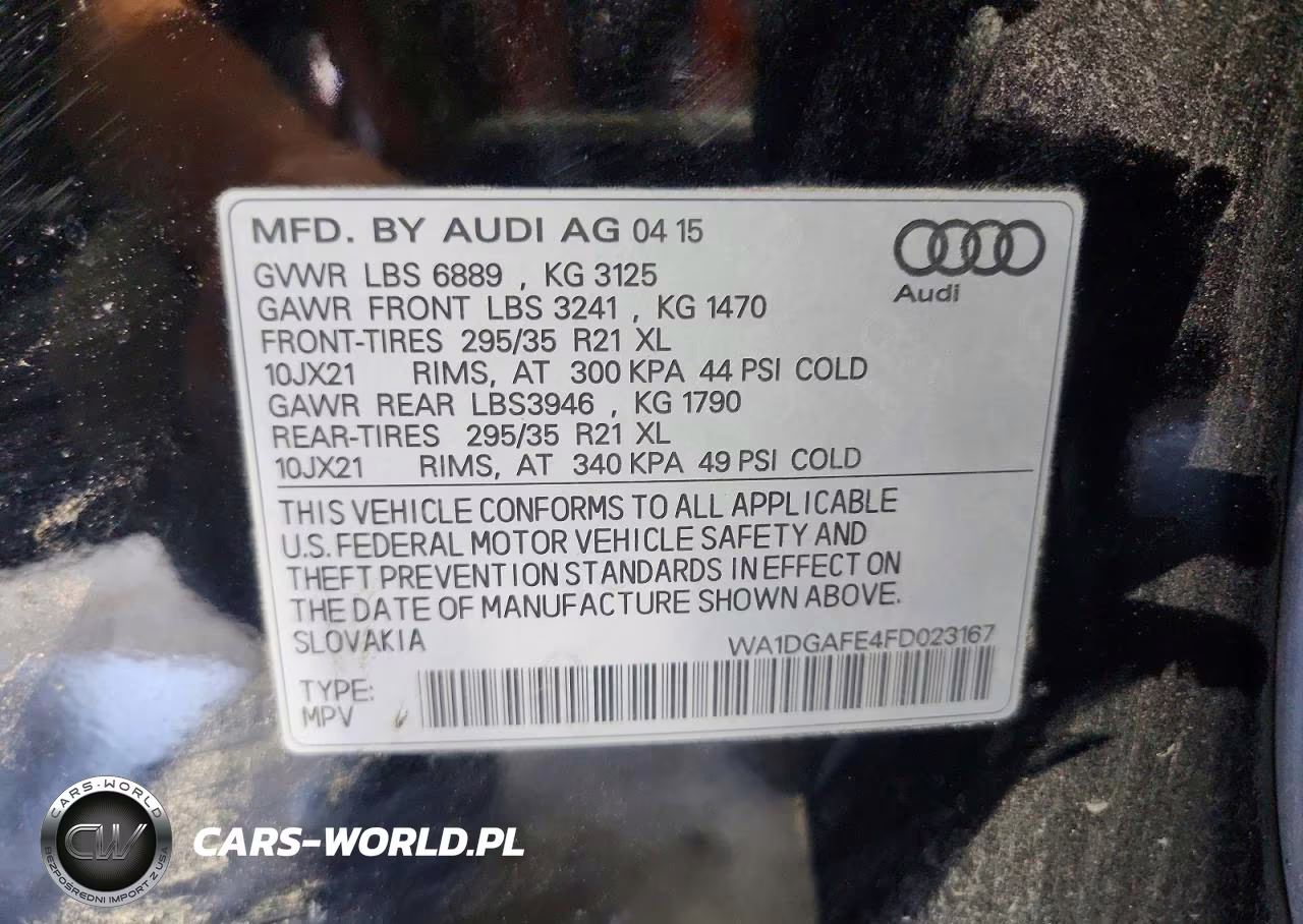 2015 Audi Q7 Prestige VIN:WA1DGAFE4FD023167 - 13