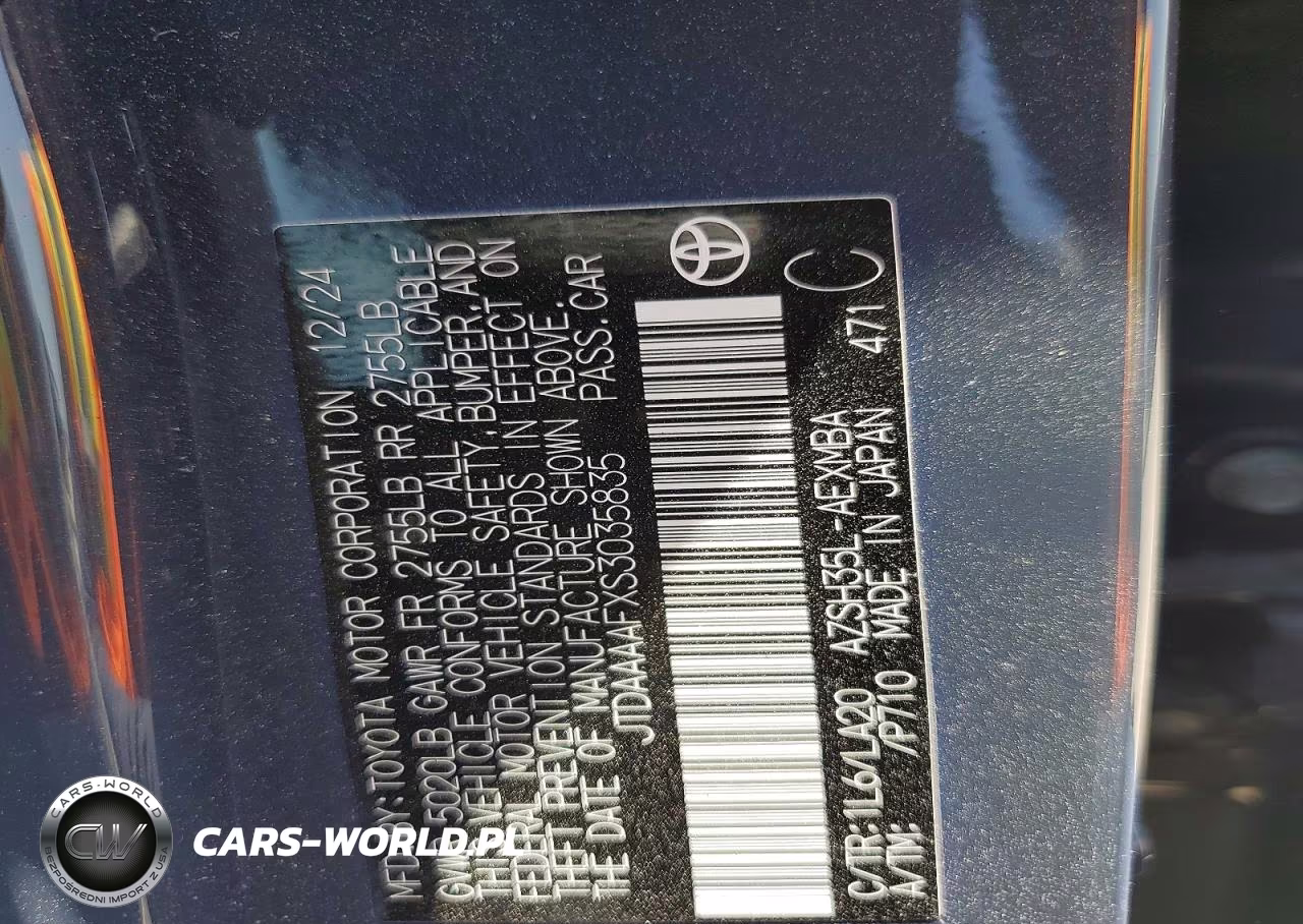 2025 Toyota Crown Xle VIN:JTDAAAAFXS3035835 - 12