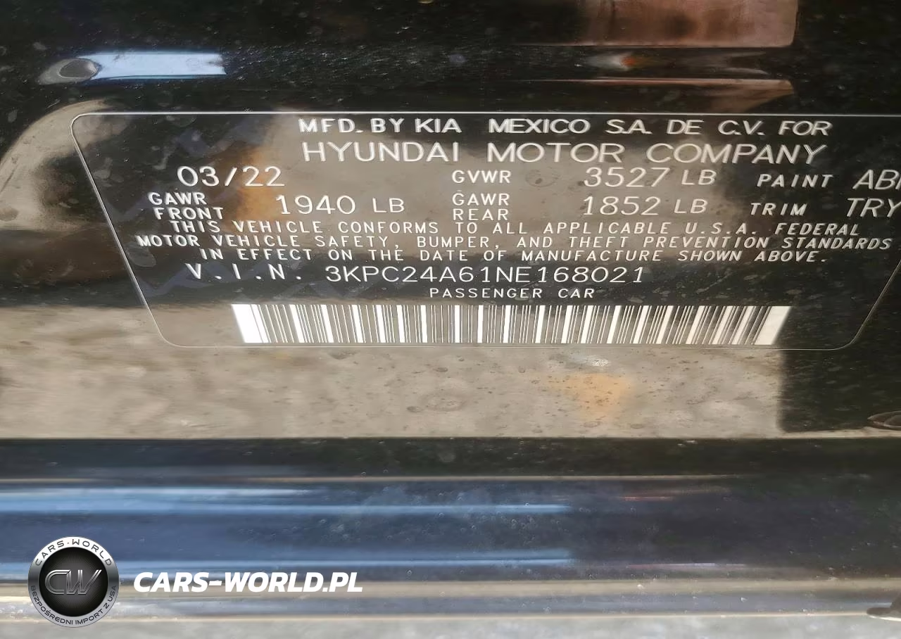 2022 Hyundai Accent Se VIN:3KPC24A61NE168021 - 12
