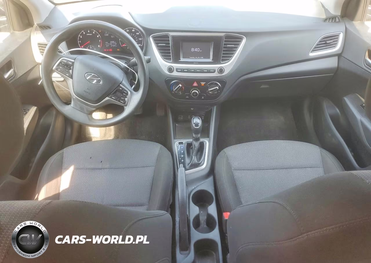 2022 Hyundai Accent Se VIN:3KPC24A61NE168021 - 8