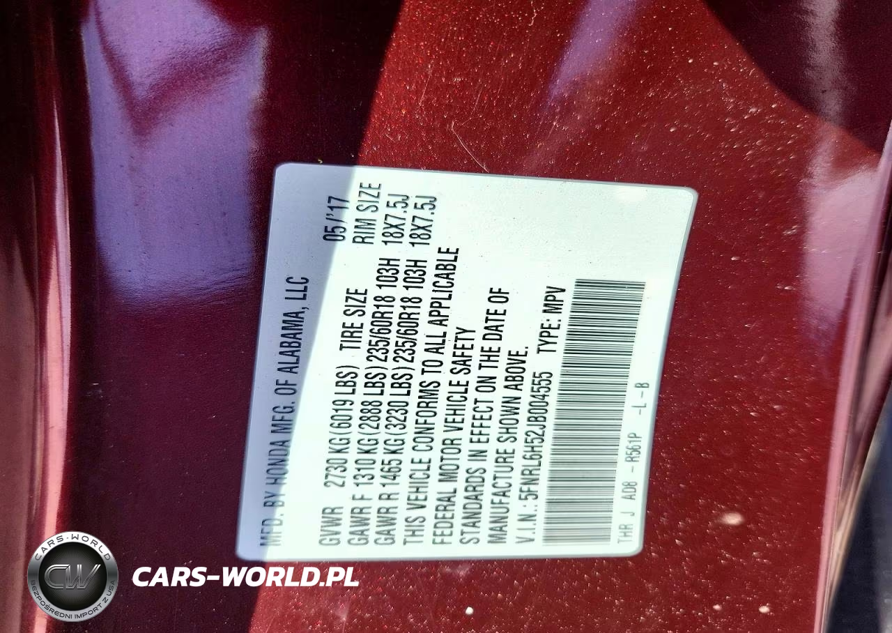2018 Honda Odyssey Ex VIN:5FNRL6H52JB004555 - 12