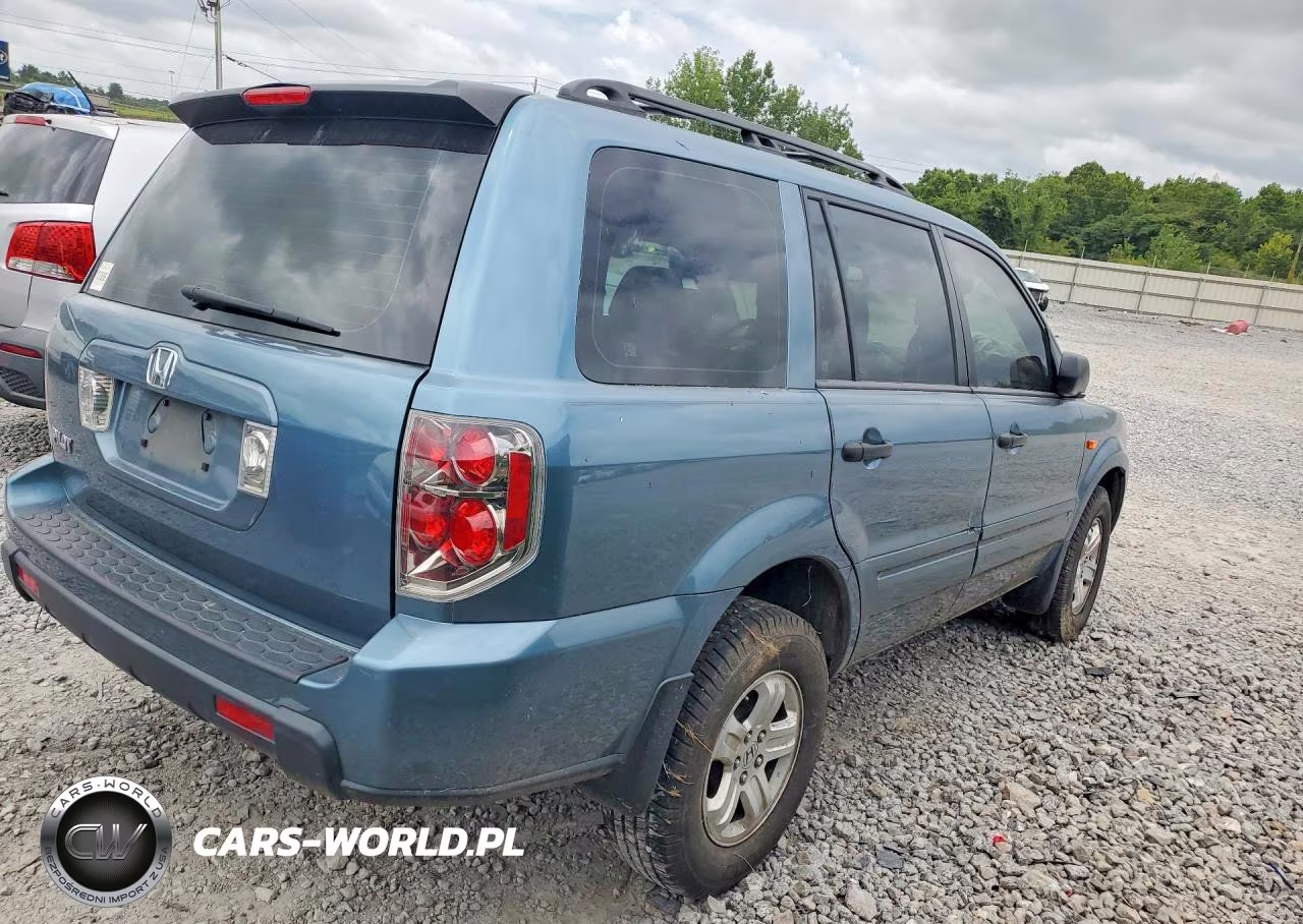 2007 Honda Pilot Lx VIN:5FNYF28117B035488 - 3