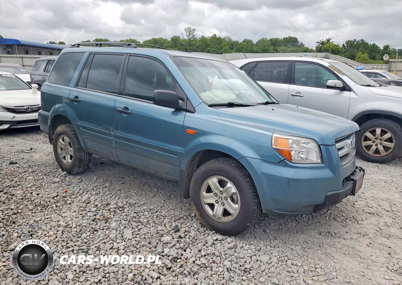 2007 Honda Pilot Lx VIN:5FNYF28117B035488 - 4