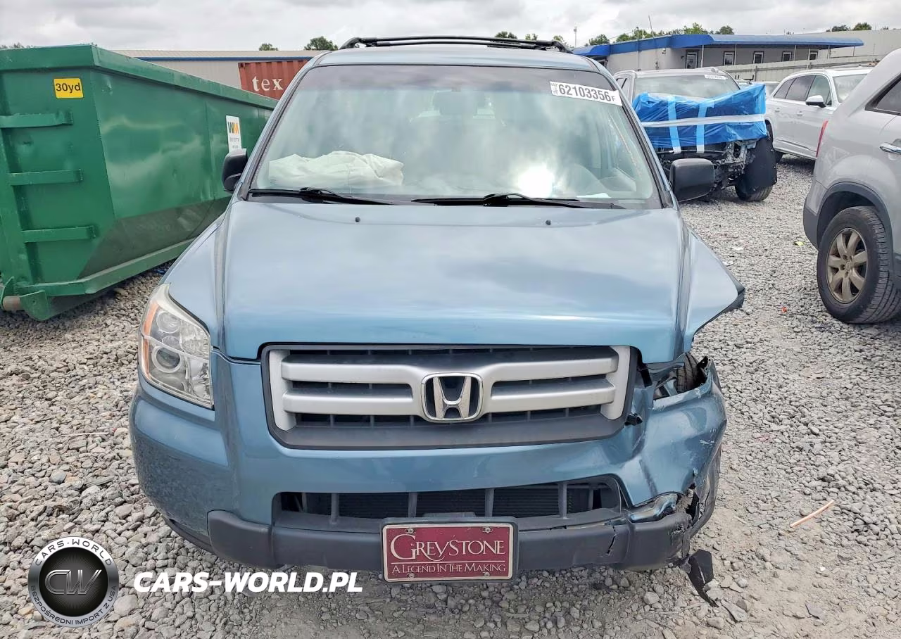 2007 Honda Pilot Lx VIN:5FNYF28117B035488 - 5