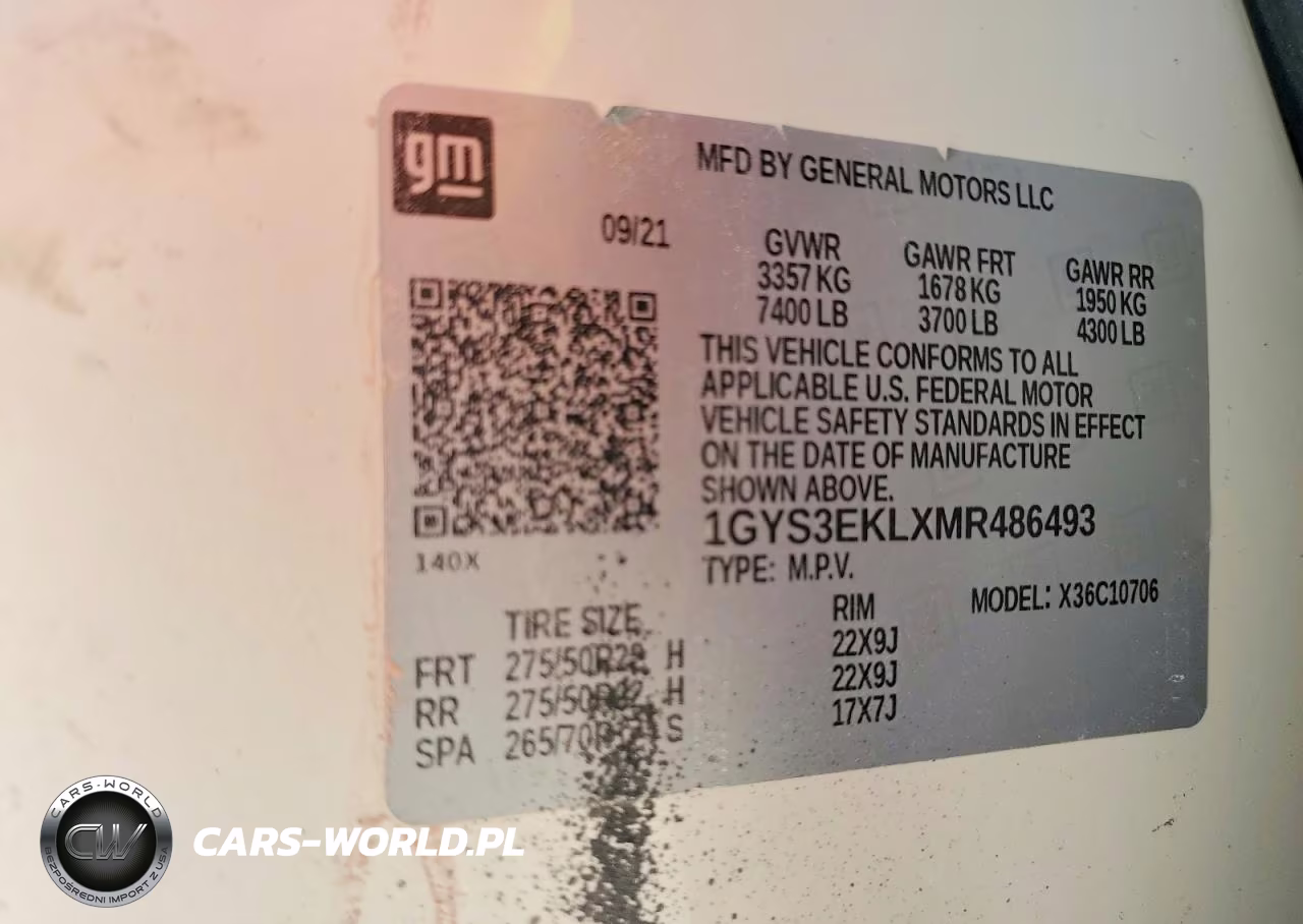 2021 Cadillac Escalade VIN:1GYS3EKLXMR486493 - 14