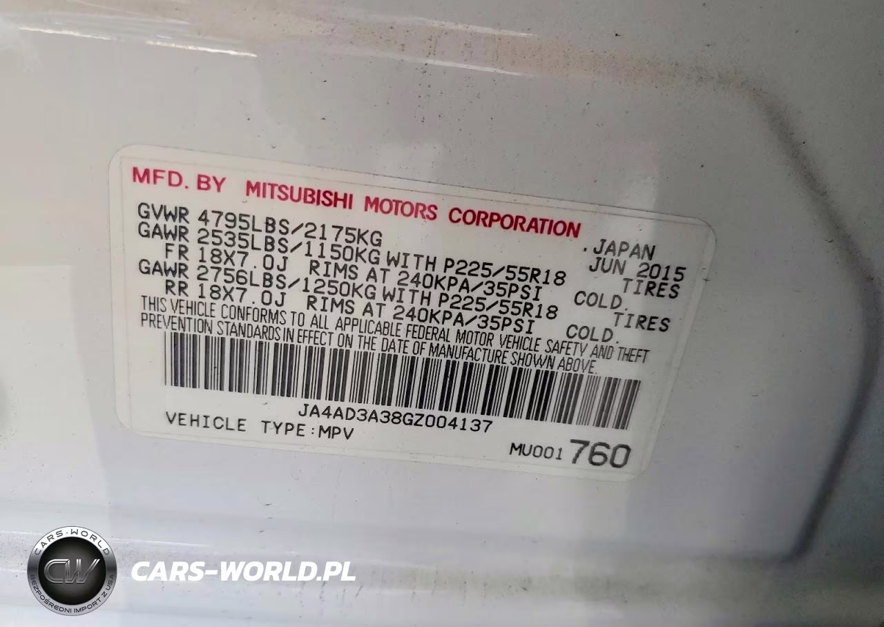2016 Mitsubishi Outlander Se VIN:JA4AD3A38GZ004137 - 13
