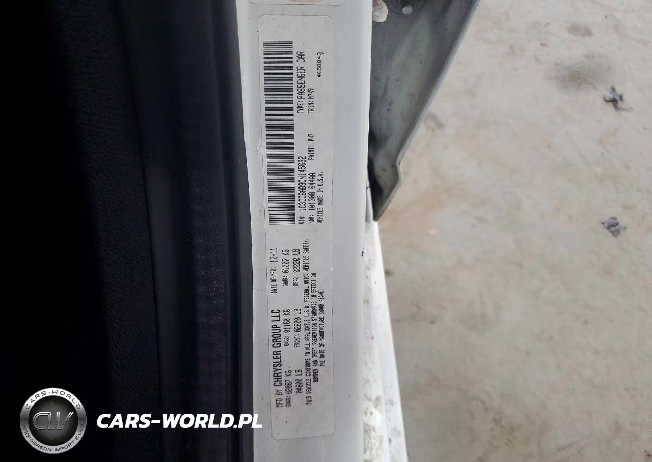 2012 Chrysler 200 Lx VIN:1C3CCBAB9CN145632 - 13