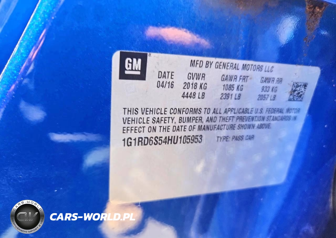 2017 Chevrolet Volt Premier VIN:1G1RD6S54HU105953 - 13