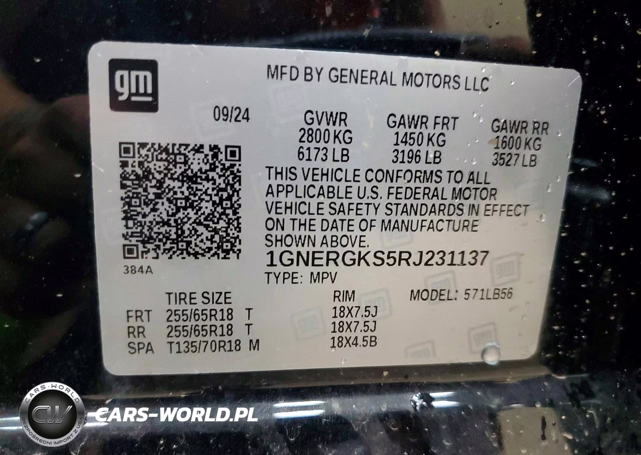 2024 Chevrolet Traverse Lt VIN:1GNERGKS5RJ231137 - 13