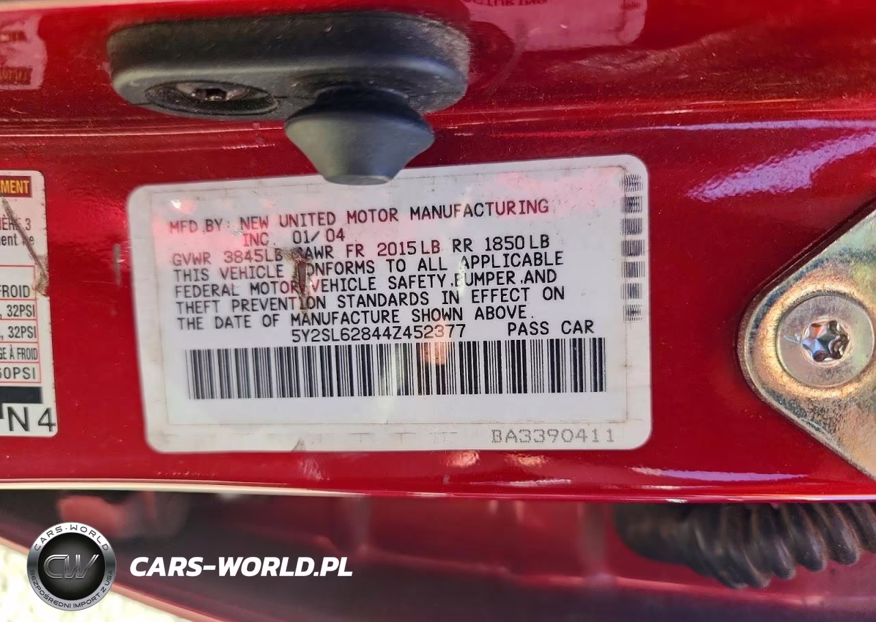 2004 Pontiac Vibe VIN:5Y2SL62844Z452377 - 12