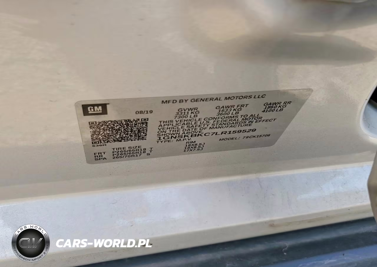2020 Chevrolet Tahoe K1500 Lt VIN:1GNSKBKC7LR159529 - 13