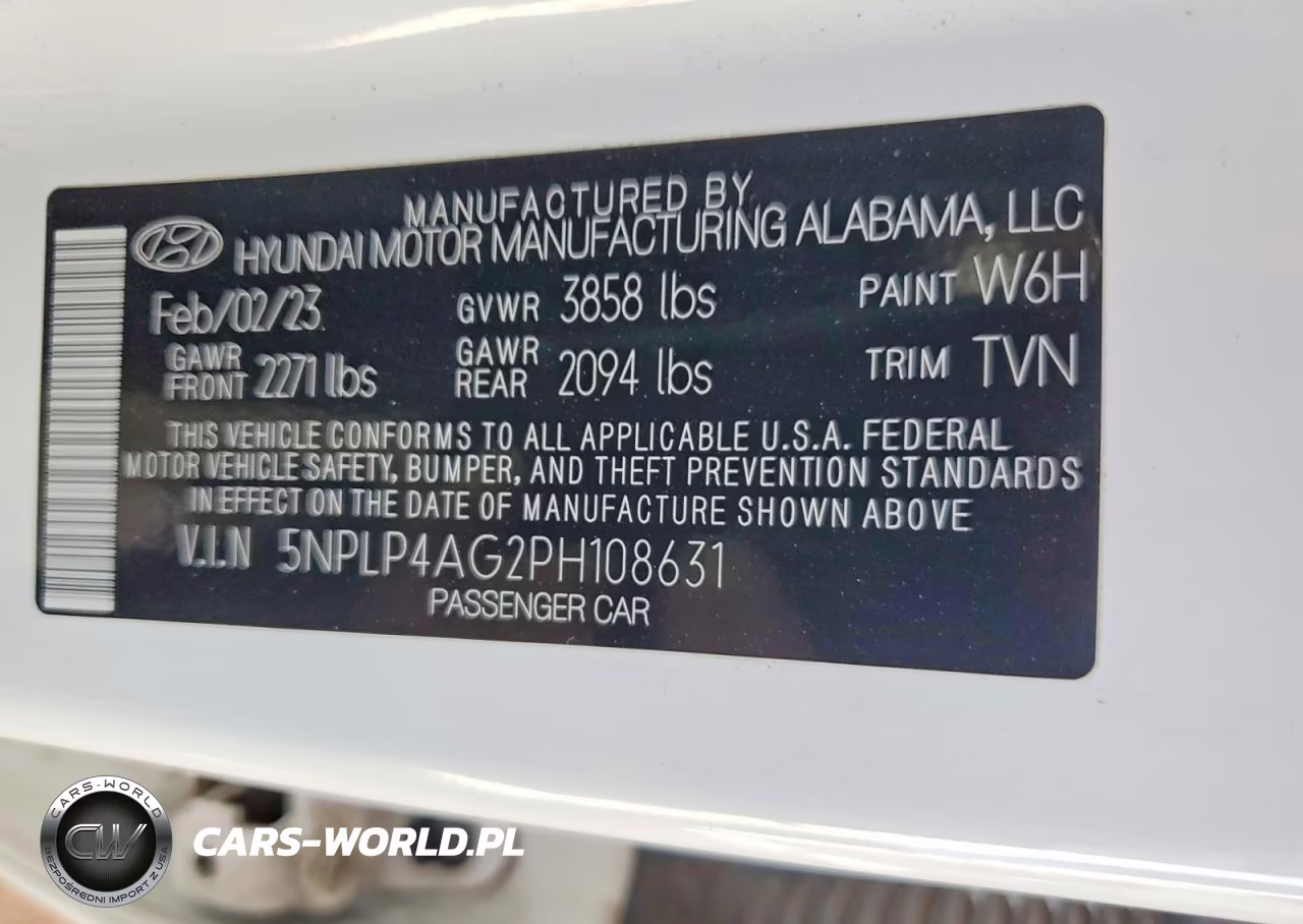 2023 Hyundai Elantra Limited VIN:5NPLP4AG2PH108631 - 12