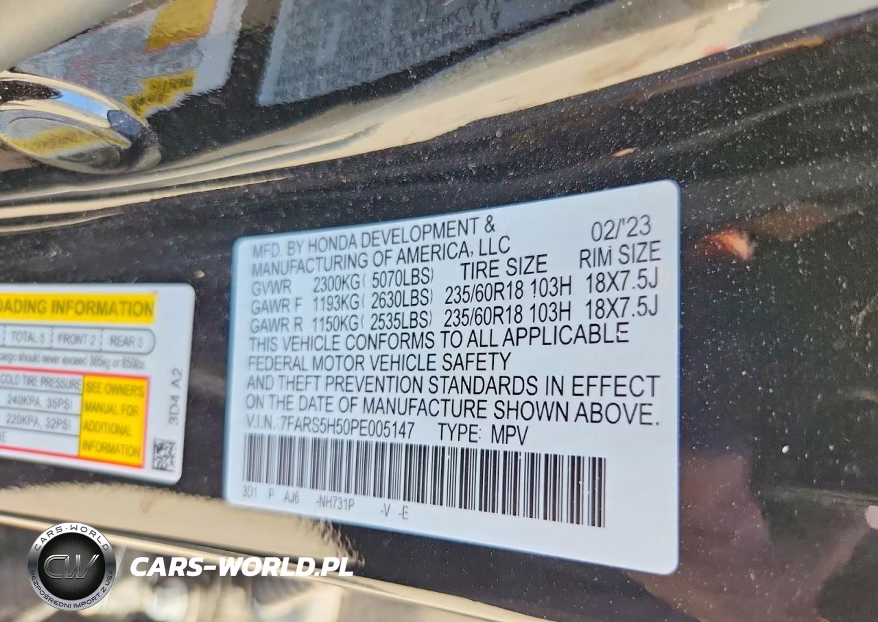 2023 Honda Cr-V Sport VIN:7FARS5H50PE005147 - 13
