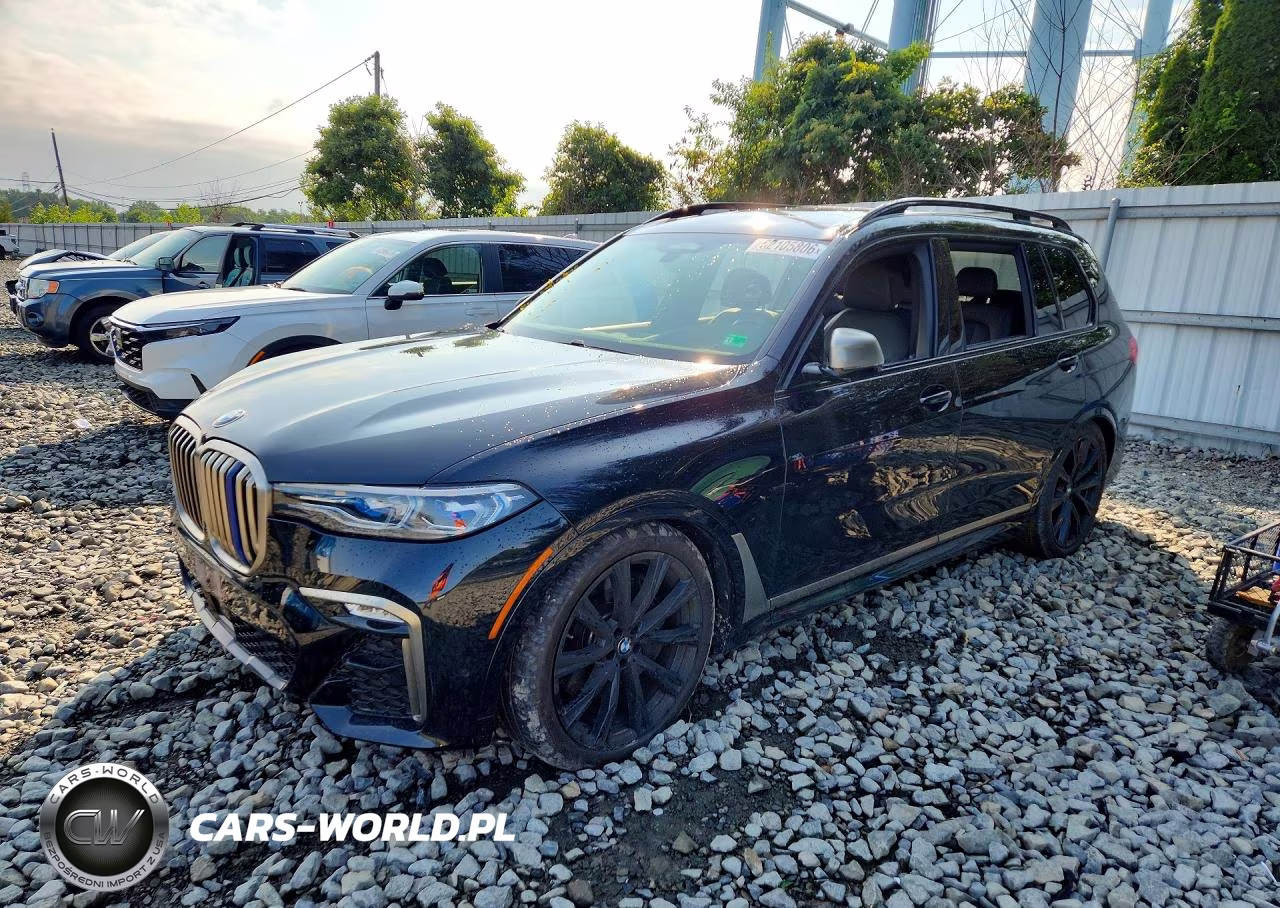2021 BMW X7 M50I VIN:5UXCX6C08M9F51514 - 1