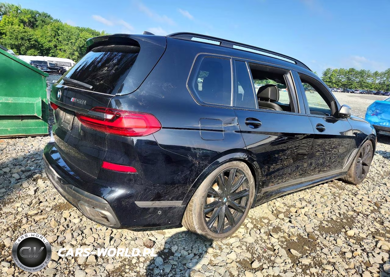 2021 BMW X7 M50I VIN:5UXCX6C08M9F51514 - 3