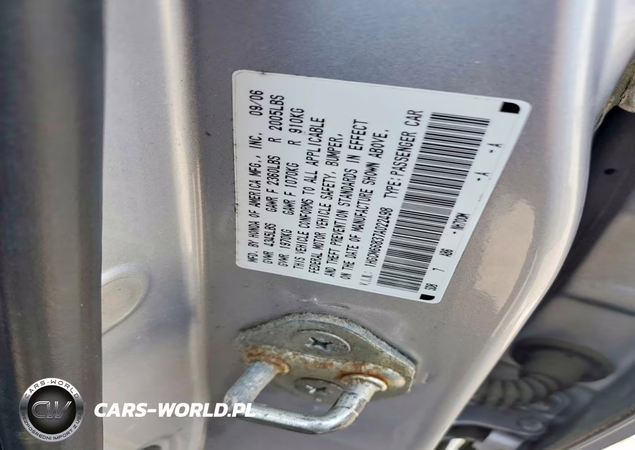2007 Honda Accord Ex VIN:1HGCM66837A022498 - 12