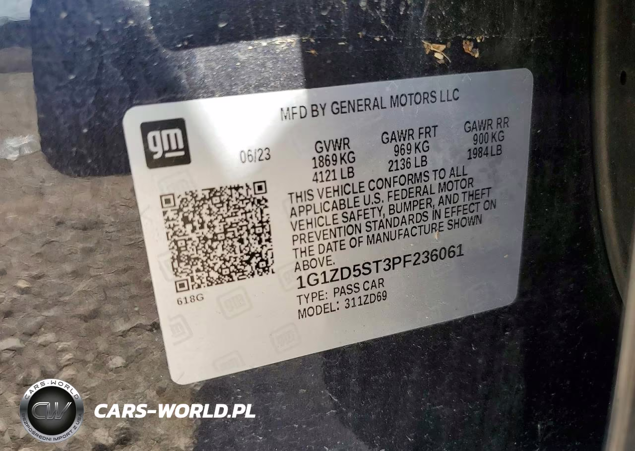 2023 Chevrolet Malibu Lt VIN:1G1ZD5ST3PF236061 - 12