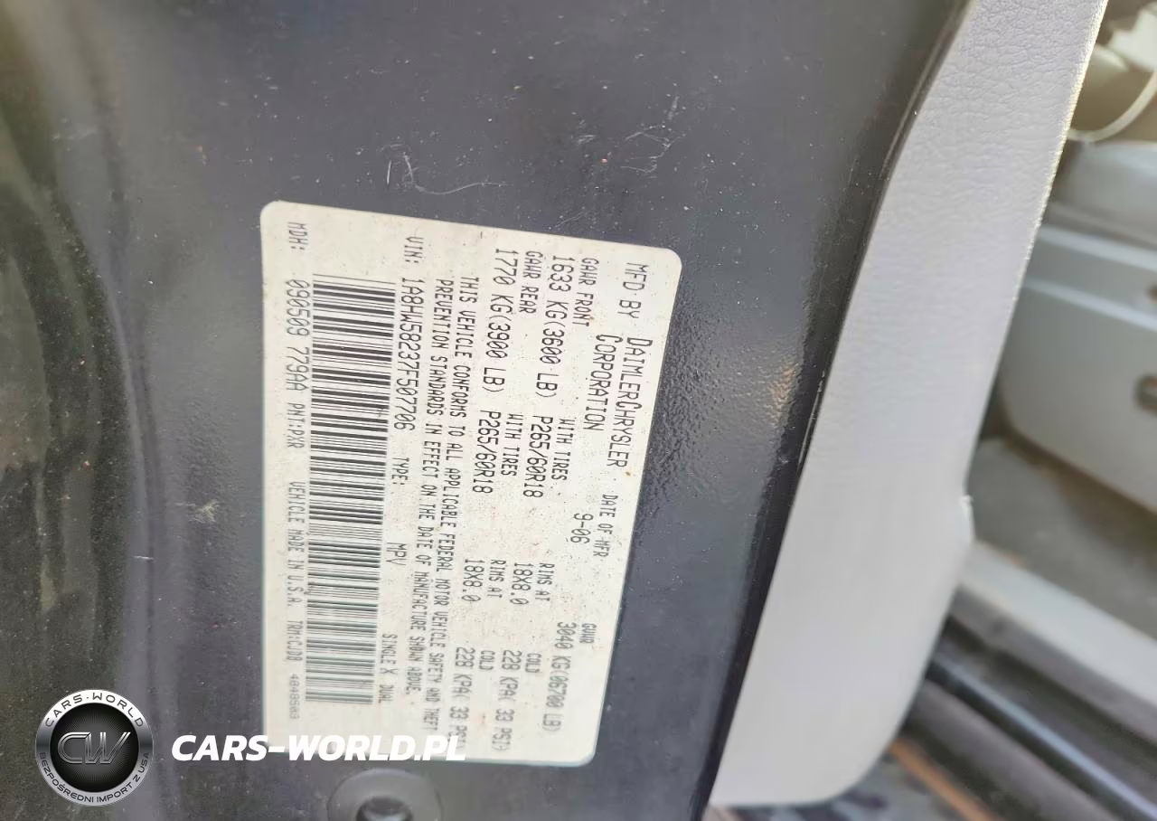 2007 Chrysler Aspen Limited VIN:1A8HW58237F507706 - 13