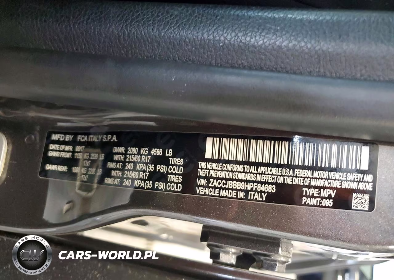 2017 Jeep Renegade Latitude VIN:ZACCJBBB9HPF84683 - 13