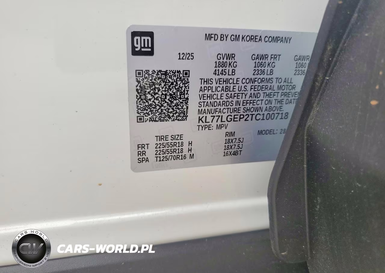 2026 Chevrolet Trax 1Rs VIN:KL77LGEP2TC100718 - 12