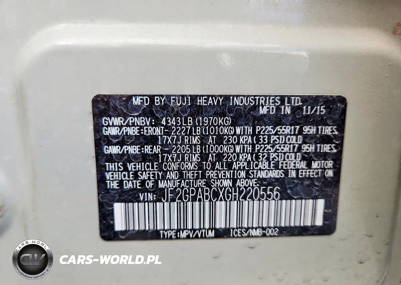 2016 Subaru Crosstrek VIN:JF2GPABCXGH220556 - 13
