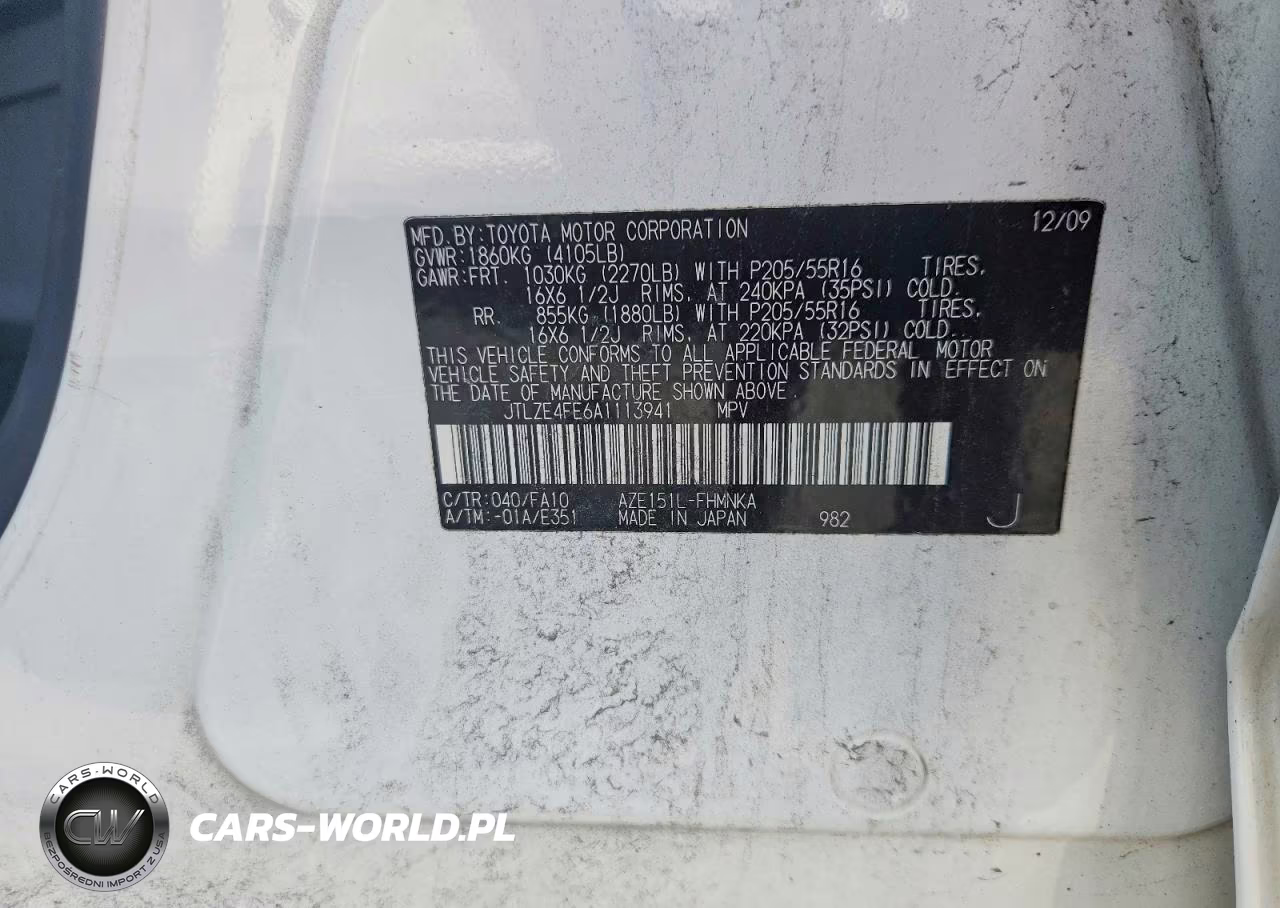 2010 Scion Xb Base VIN:JTLZE4FE6A1113941 - 12