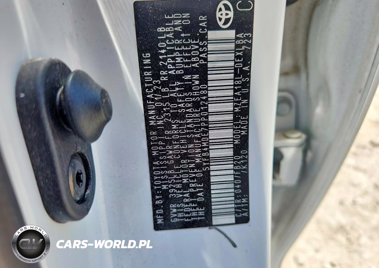 2023 Toyota Corolla Le VIN:5YFB4MDE7PP012480 - 12
