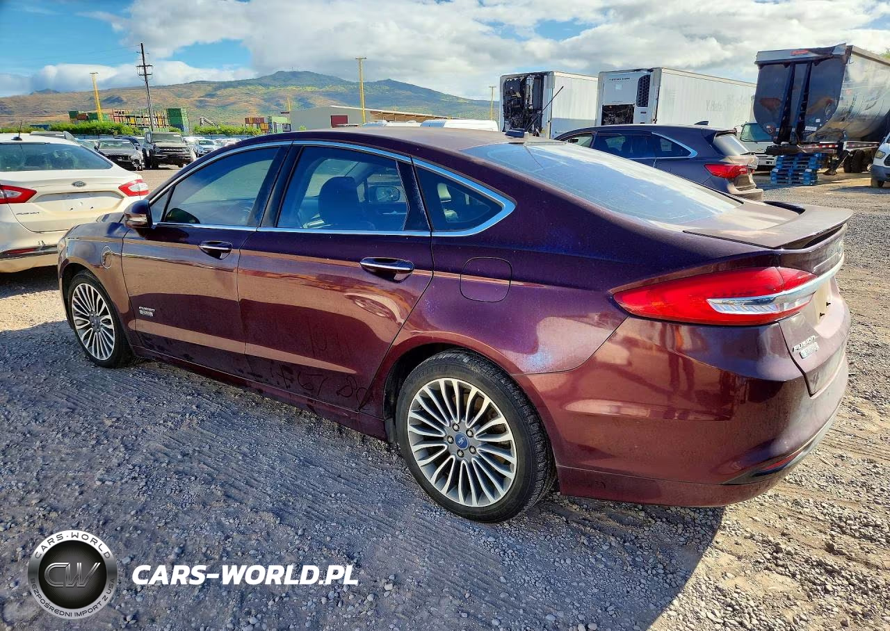 2017 Ford Fusion Titanium Phev VIN:3FA6P0SU6HR180673 - 2