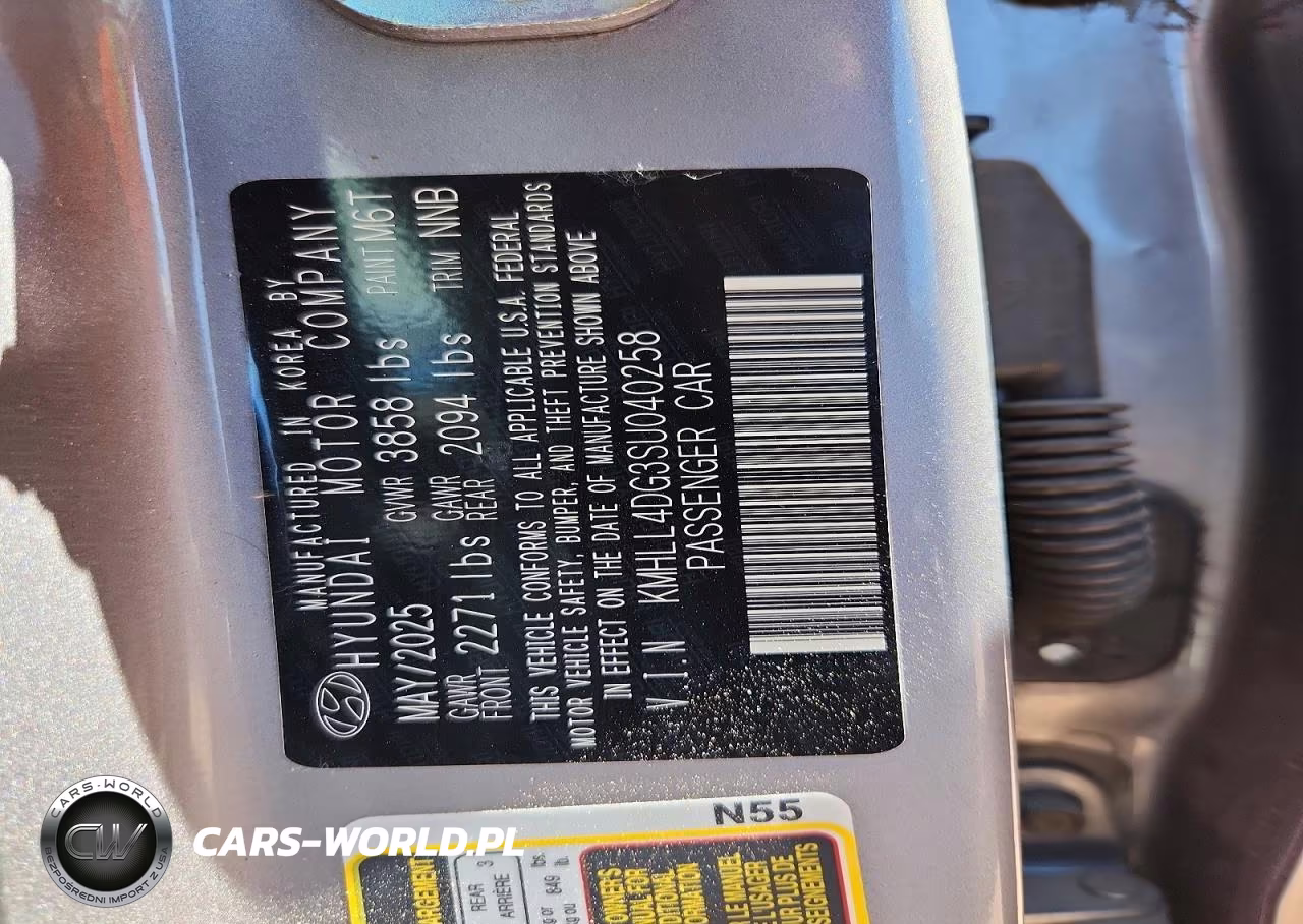 2025 Hyundai Elantra Se VIN:KMHLL4DG3SU040258 - 12