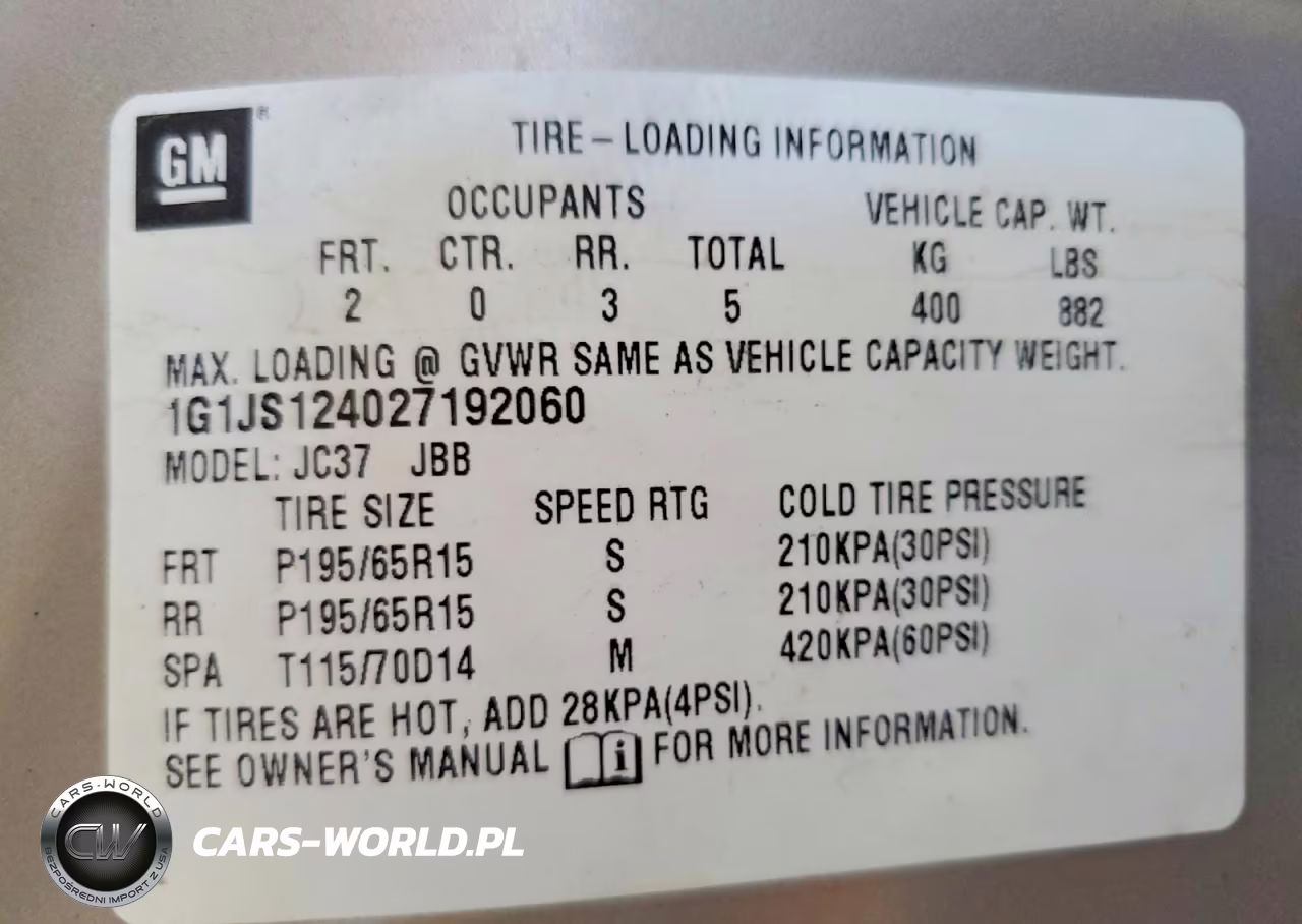 2002 Chevrolet Cavalier Ls VIN:1G1JS124027192060 - 12