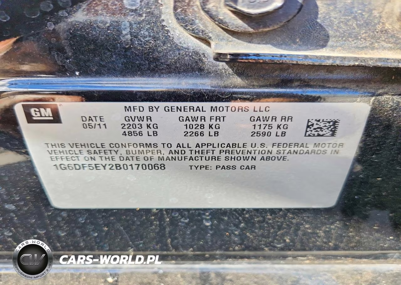 2011 Cadillac Cts Luxury Collection VIN:1G6DF5EY2B0170068 - 13