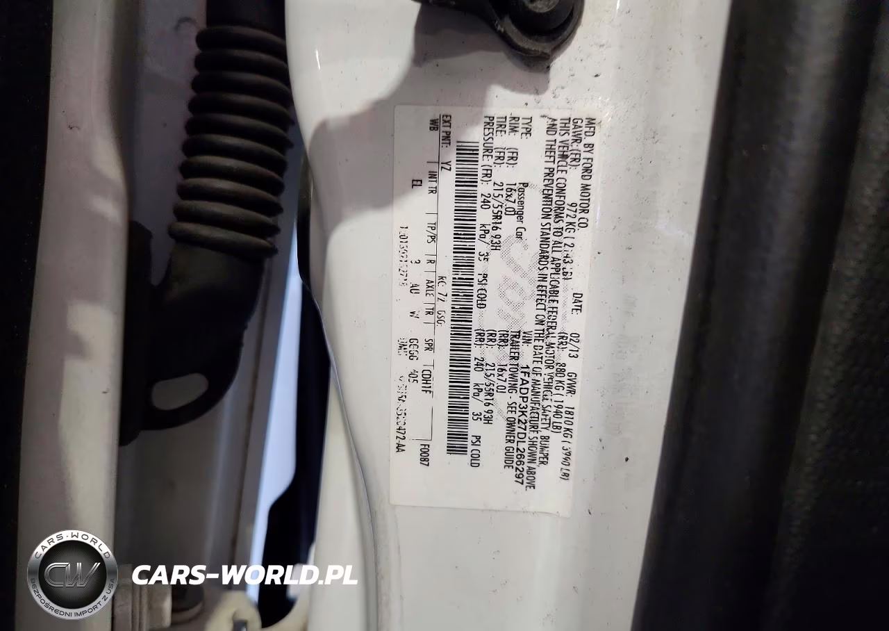 2013 Ford Focus Se VIN:1FADP3K27DL266297 - 12