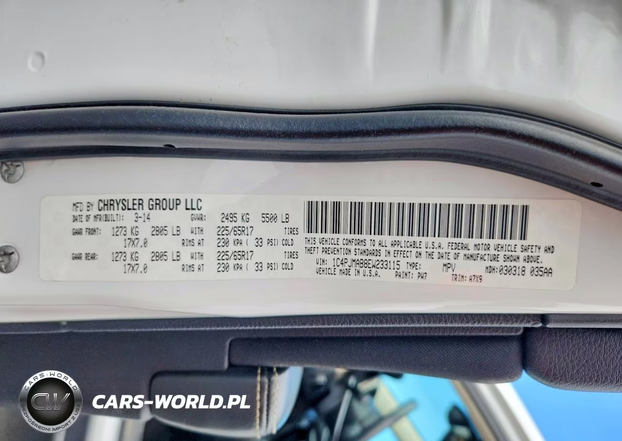 2014 Jeep Cherokee Sport VIN:1C4PJMAB8EW233115 - 13