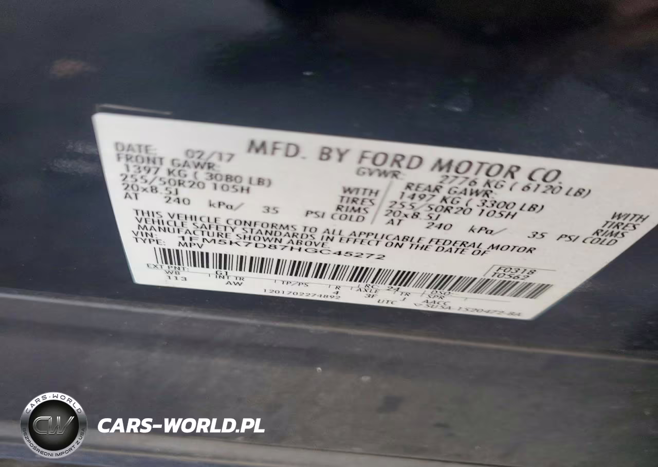 2017 Ford Explorer Xlt VIN:1FM5K7D87HGC45272 - 12