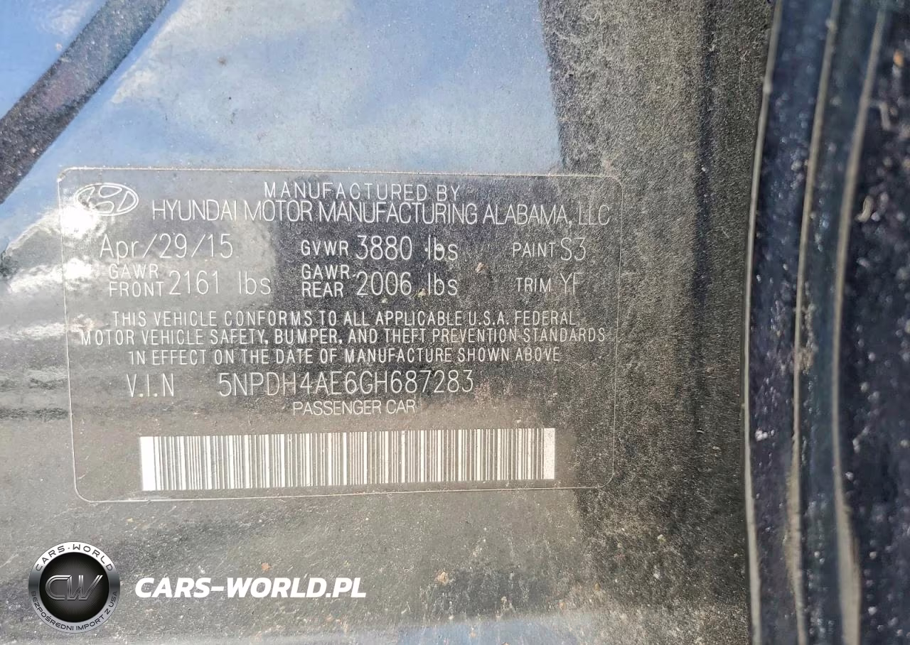2016 Hyundai Elantra Value Edition VIN:5NPDH4AE6GH687283 - 12