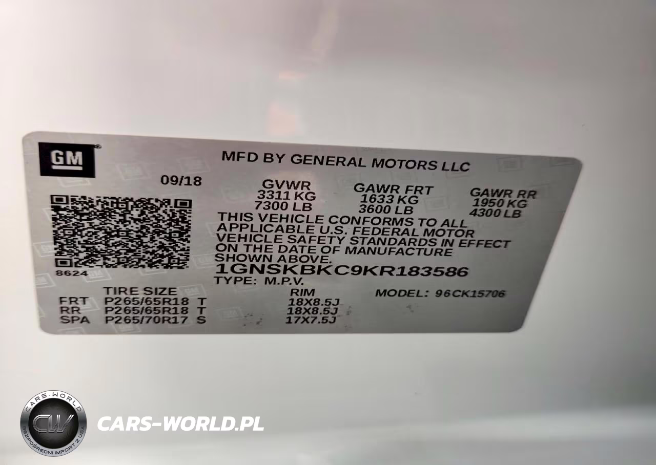 2019 Chevrolet Tahoe K1500 Lt VIN:1GNSKBKC9KR183586 - 14