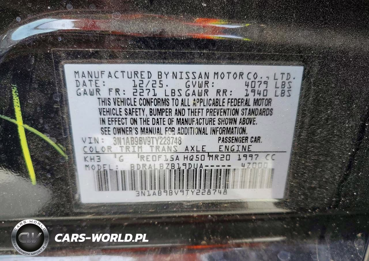 2026 Nissan Sentra S VIN:3N1AB9BV9TY228748 - 12