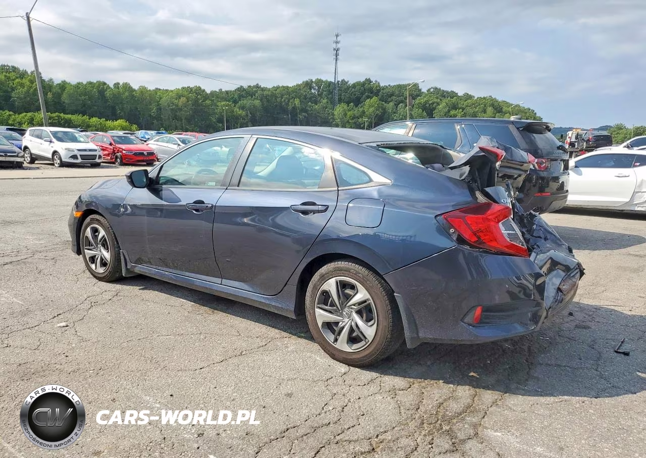2019 Honda Civic Lx VIN:2HGFC2F64KH525586 - 2
