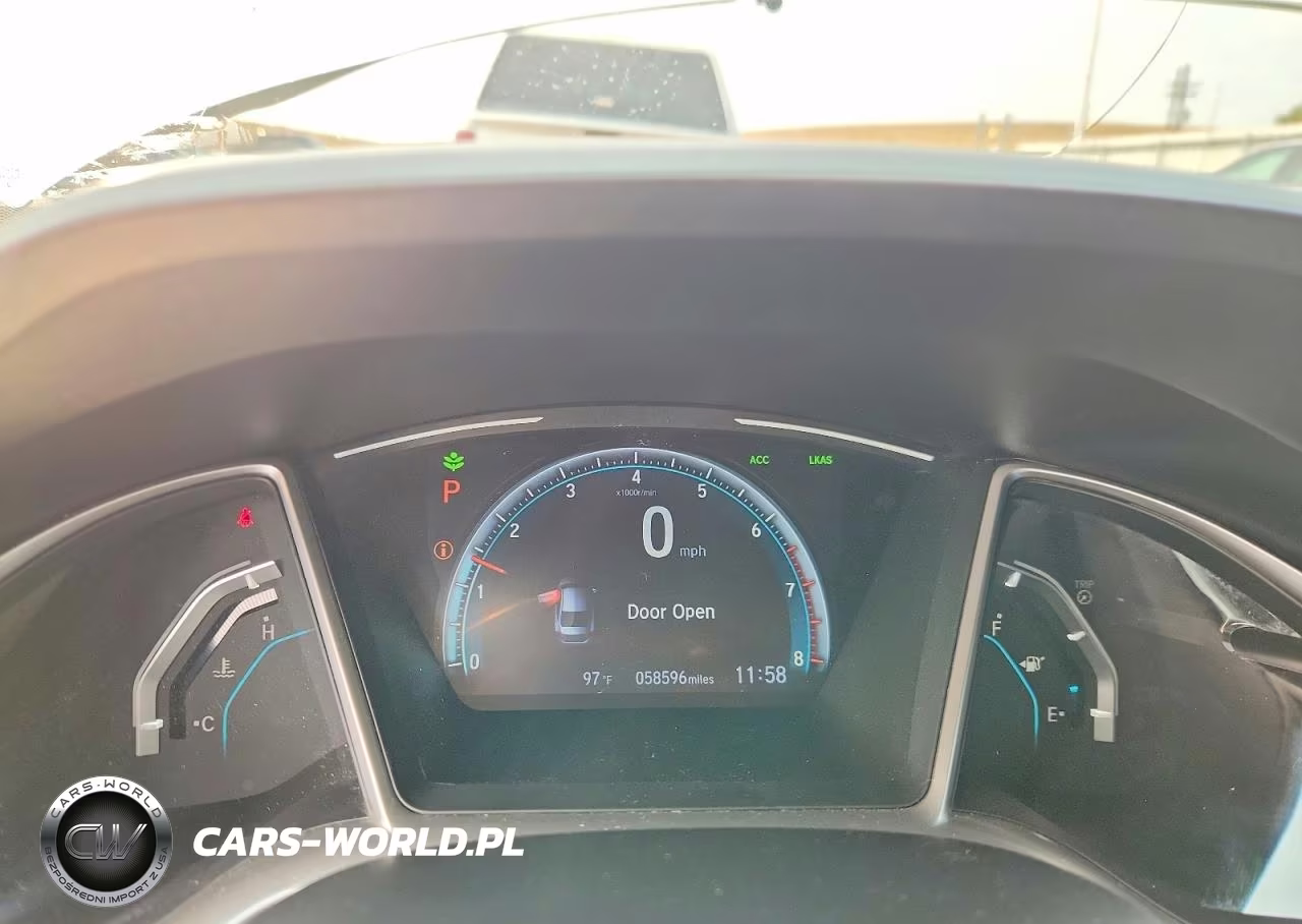 2019 Honda Civic Ex VIN:JHMFC1F30KX011954 - 9