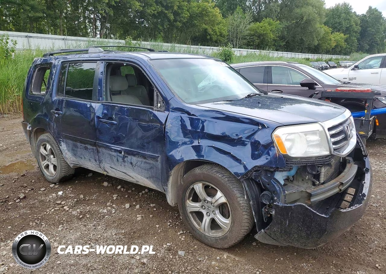 2014 Honda Pilot Ex VIN:5FNYF4H40EB045819 - 4