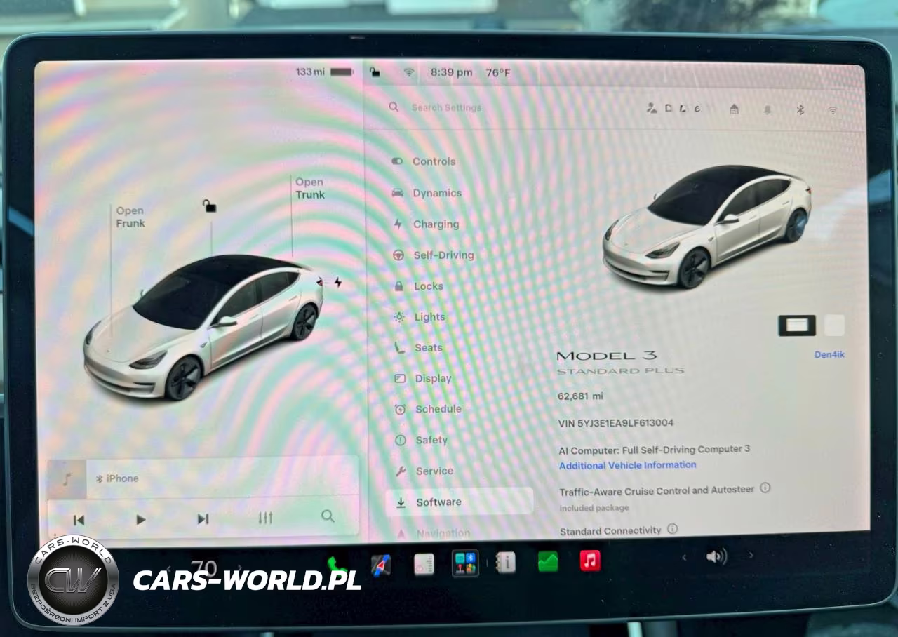 2020 Tesla Model 3 VIN:5YJ3E1EA9LF613004 - 8