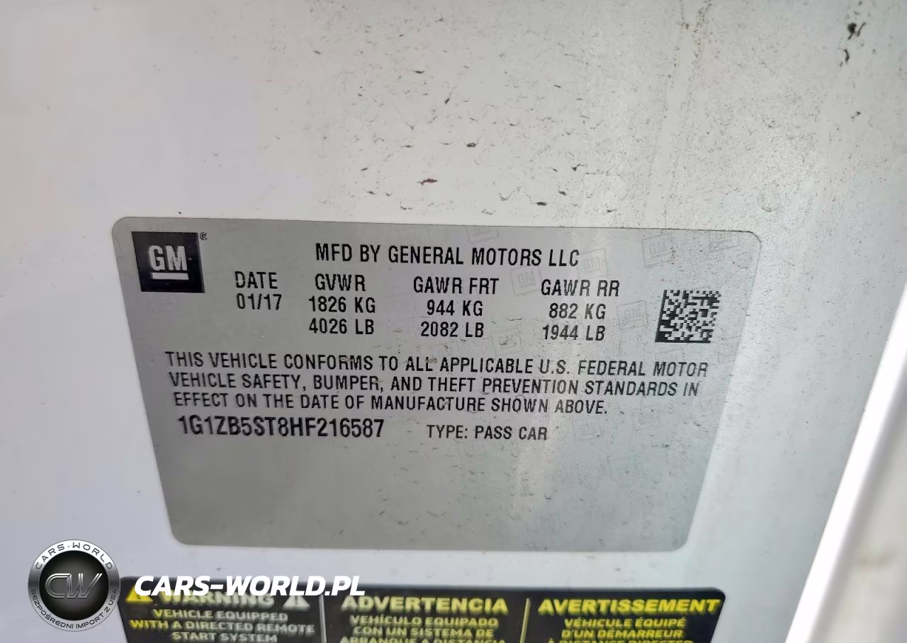 2017 Chevrolet Malibu Ls VIN:1G1ZB5ST8HF216587 - 12