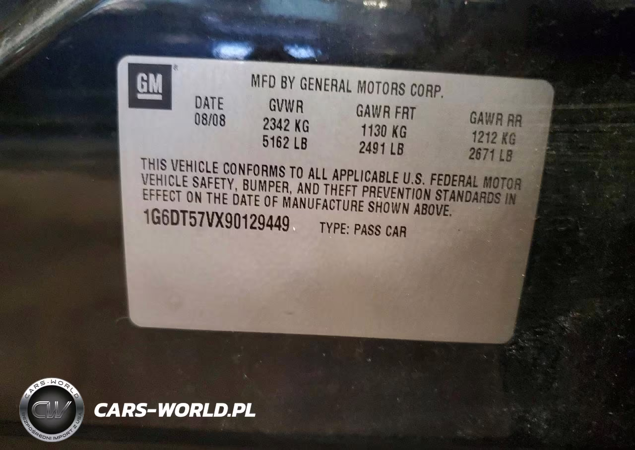 2009 Cadillac Cts Standard VIN:1G6DT57VX90129449 - 12